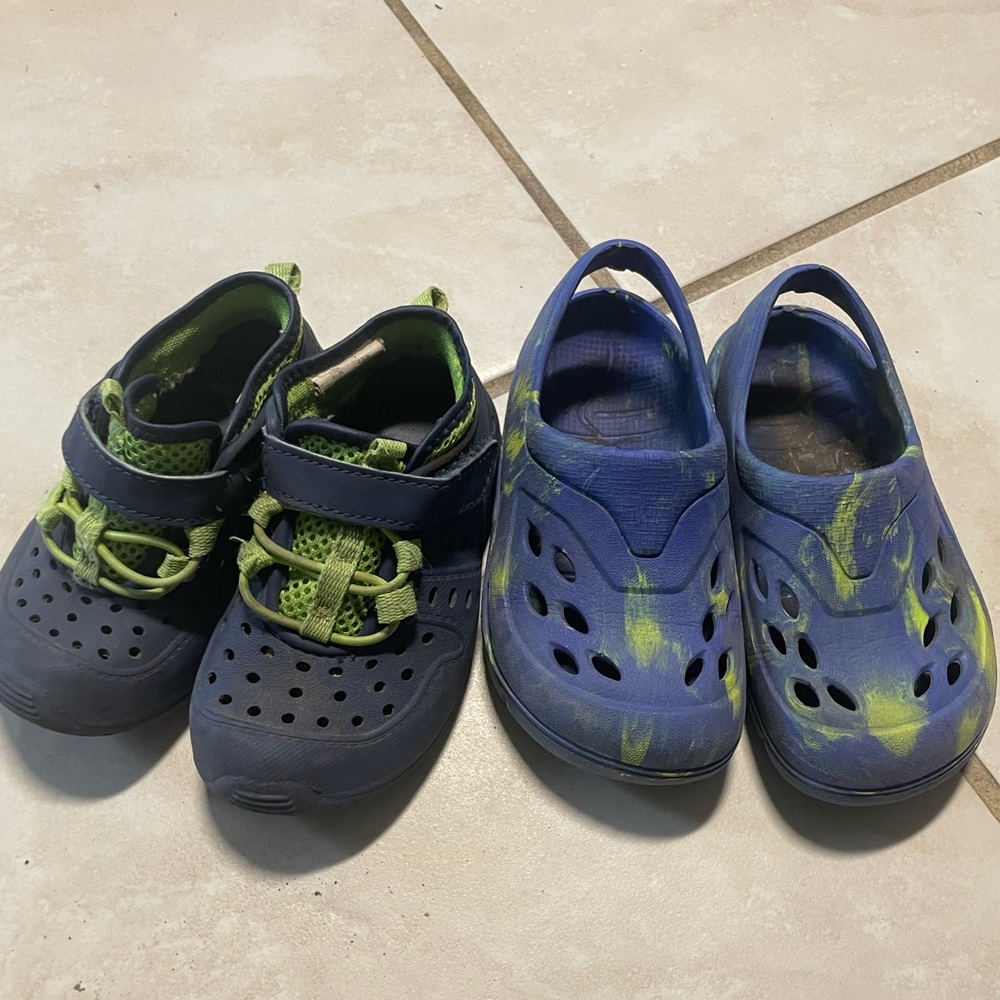 2 pair boy’s sandals